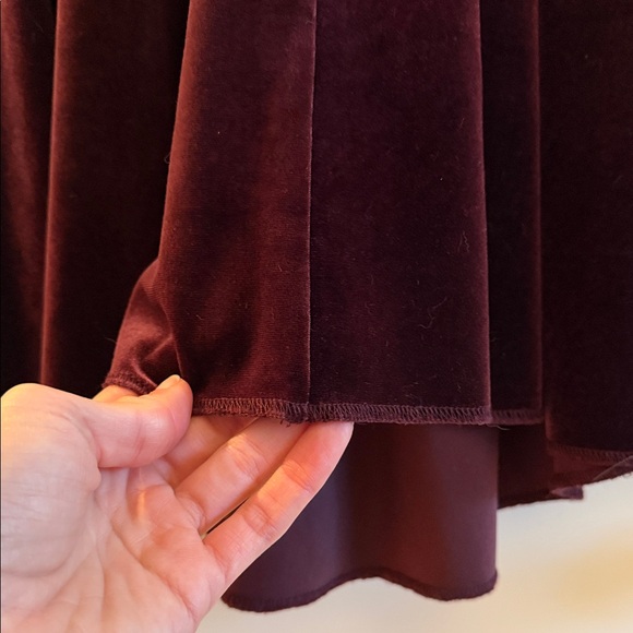 Free People Burgundy Velvet Dress - Picture 7 of 7